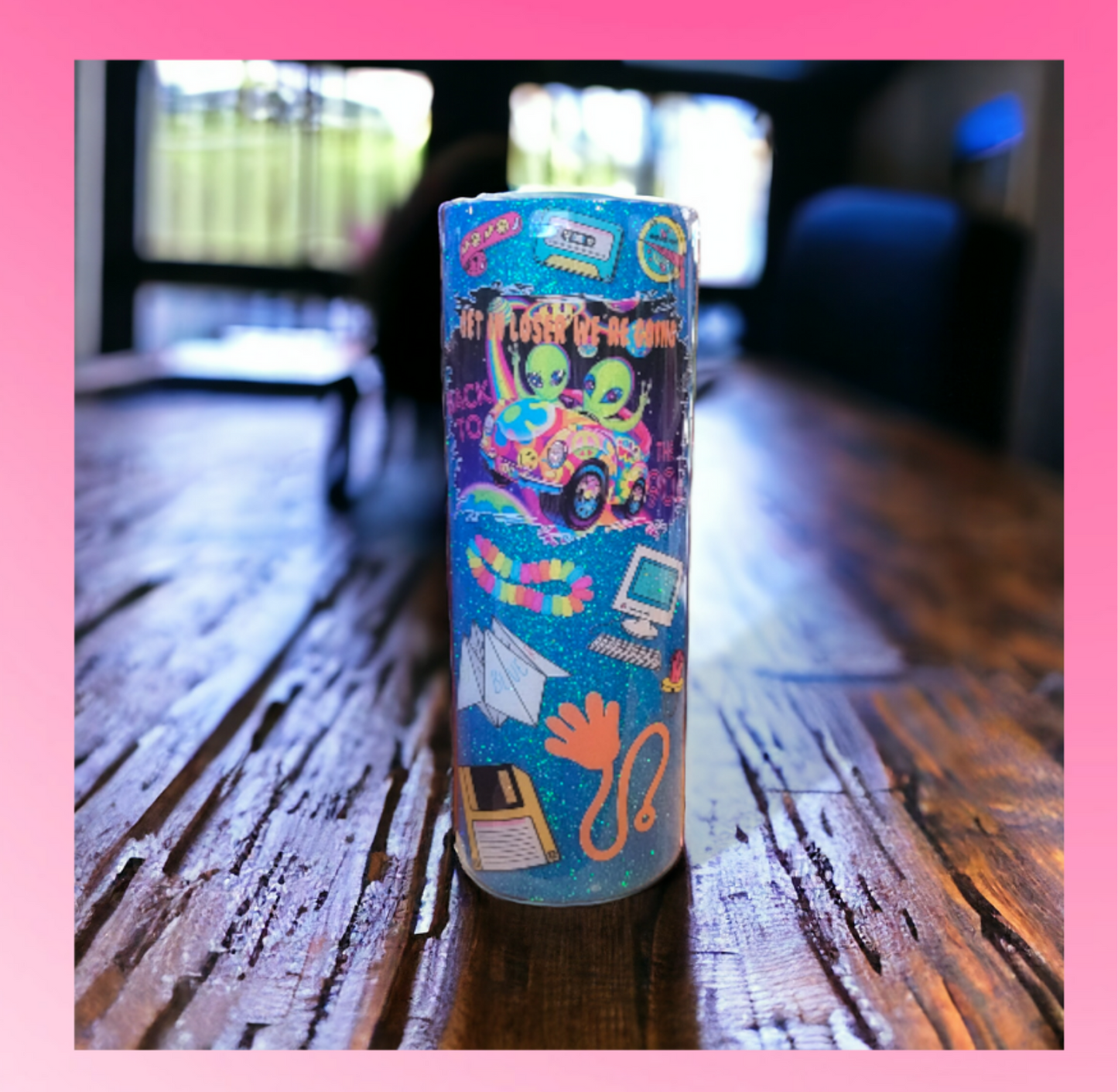 A Step Back in Time - A Retro 90s Flashback Stainless Steel Tumbler