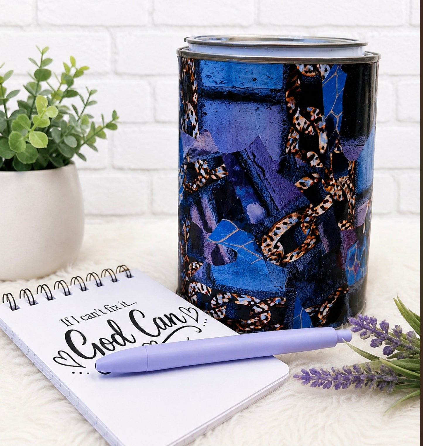 The Original God Can Gift Set™ by She Shed Designs by Debi |Handmade Faith Encouragement Gift with Notepad & Pen (#10 )