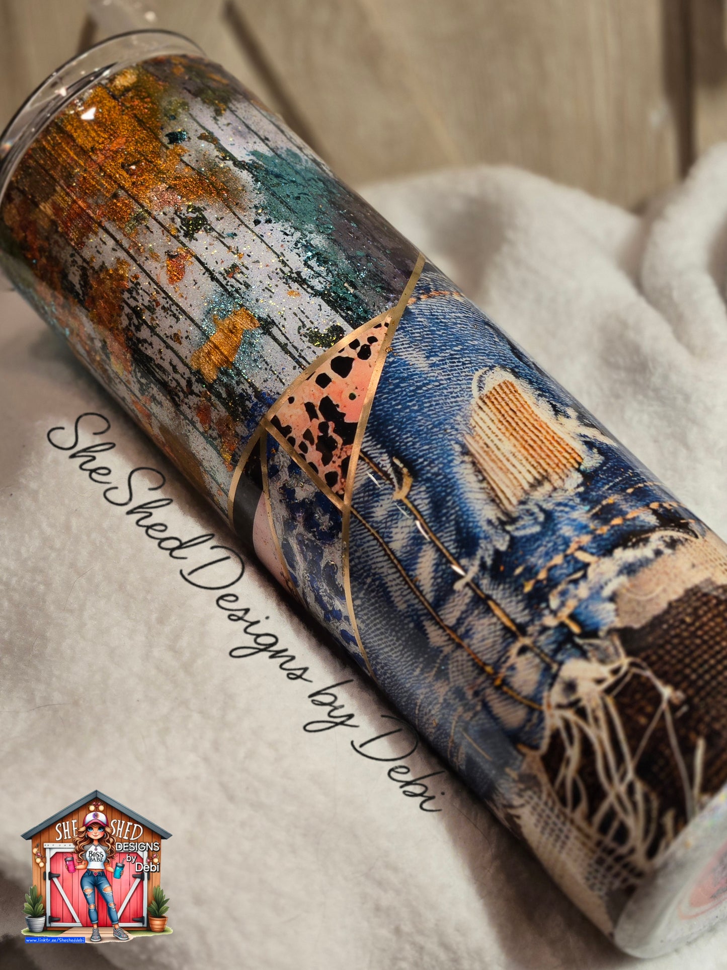 Midnight Denim Luxe • 30 oz Ready-to-Ship Tumbler