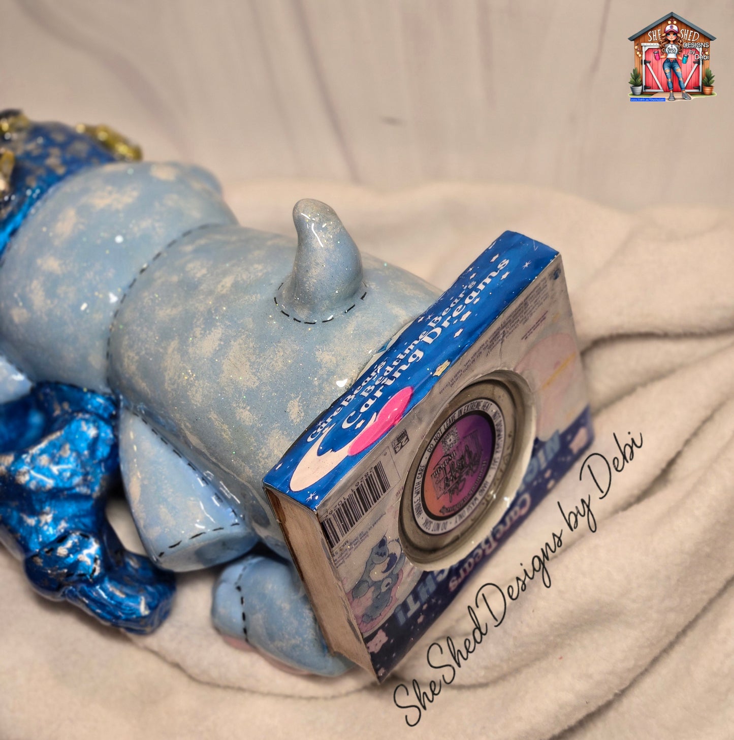 3D Sleepy Bear Tumbler/Piggy Bank/Kleenex Box