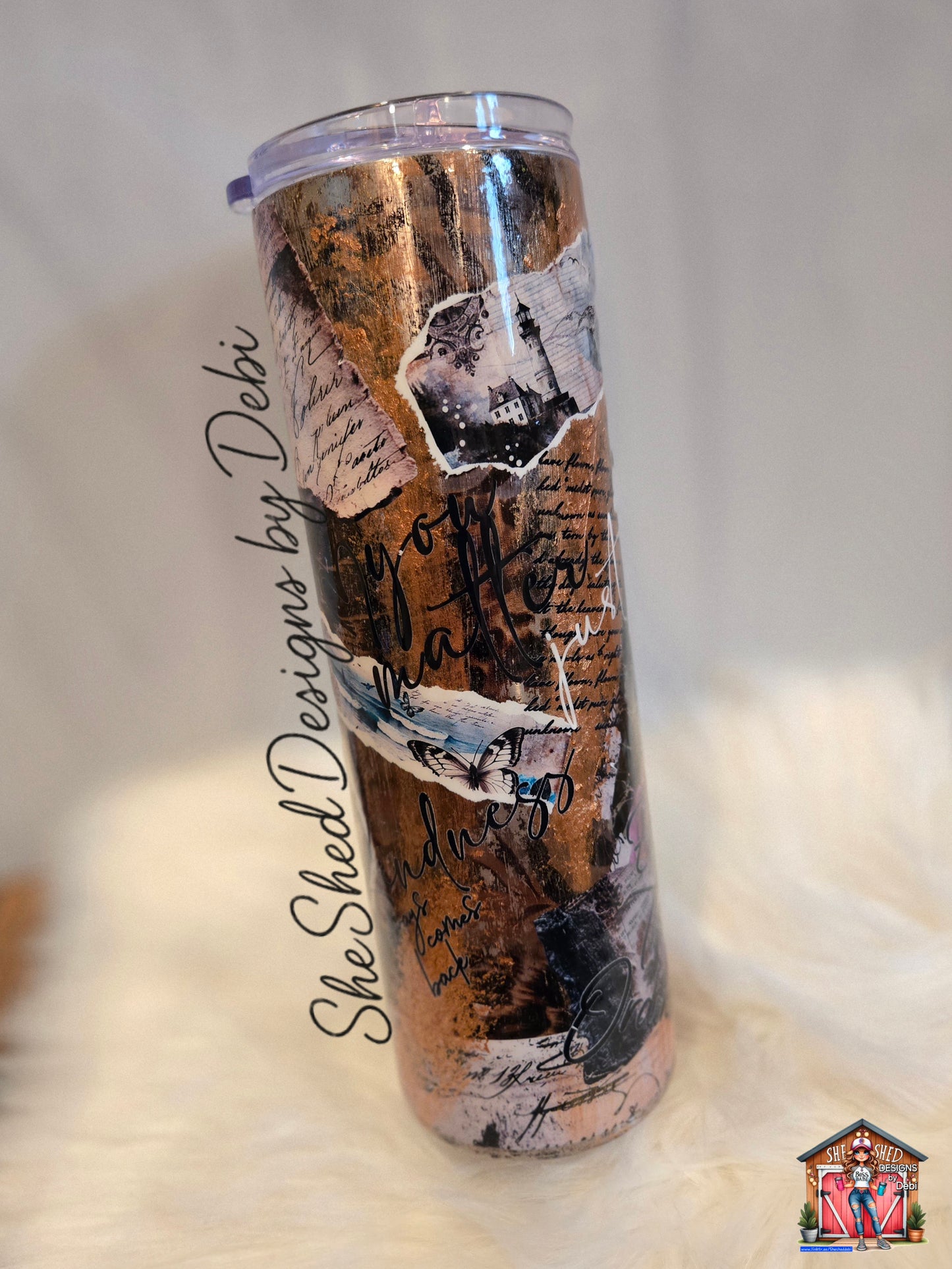 Allergic to Negative Energy • 30 oz Ready-to-Ship Stainless Steel Tumbler