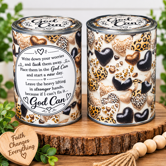 The Original God Can Gift Set™ by She Shed Designs by Debi |Handmade Faith Encouragement Gift with Notepad & Pen (#22 & 26)