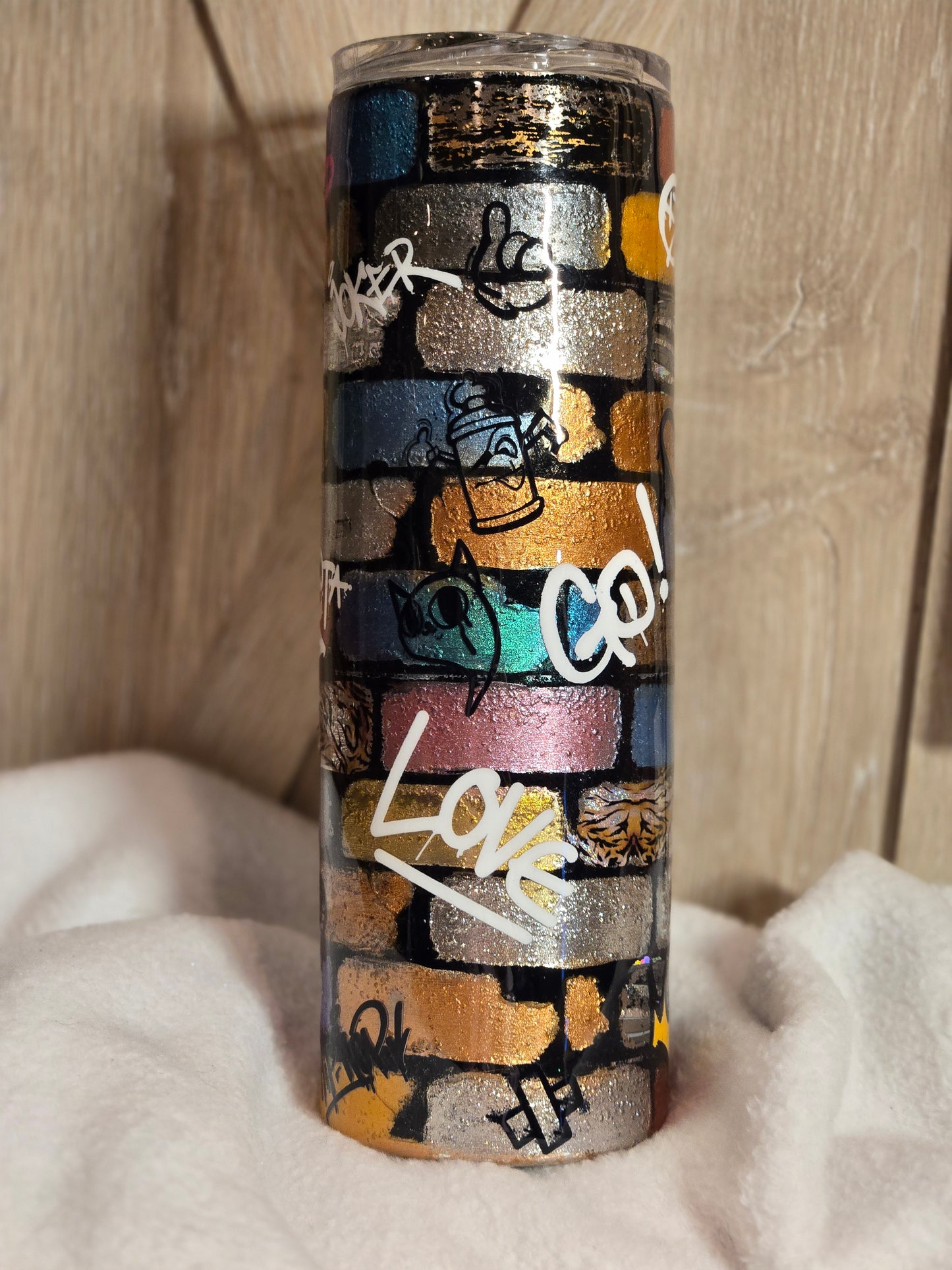 30 oz Street Art Graffiti-Style Tumbler