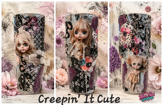 Creepin' It Cute 30oz Handcrafted Tumbler