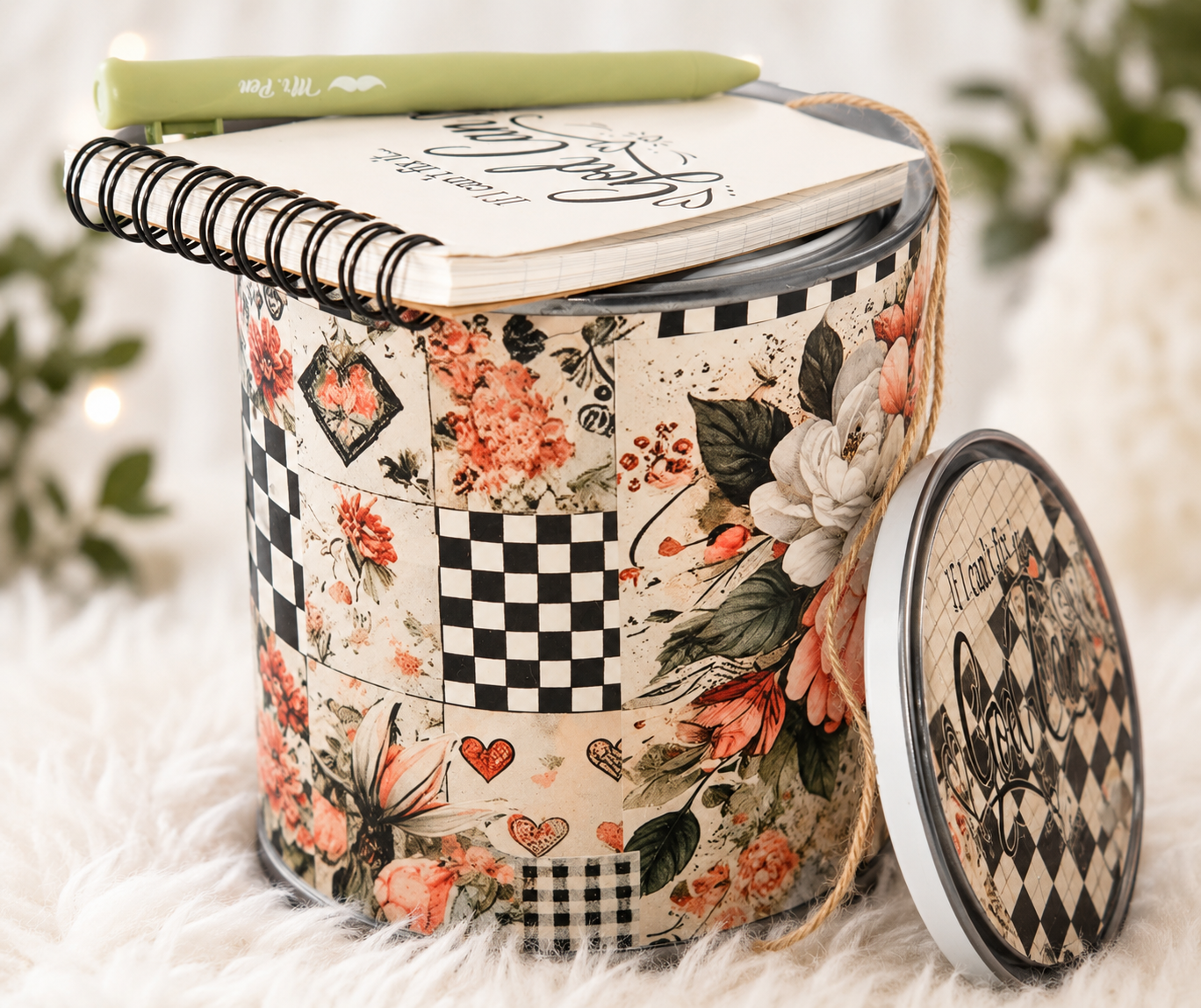 The Original God Can Gift Set™ by She Shed Designs by Debi |Handmade Faith Encouragement Gift with Notepad & Pen (#1)