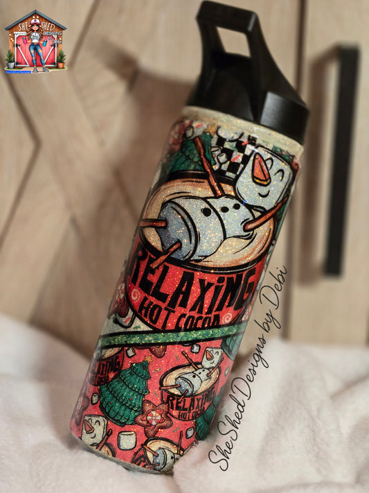 Relaxing Hot Cocoa S’mores – 20 oz Stainless Steel Tumbler