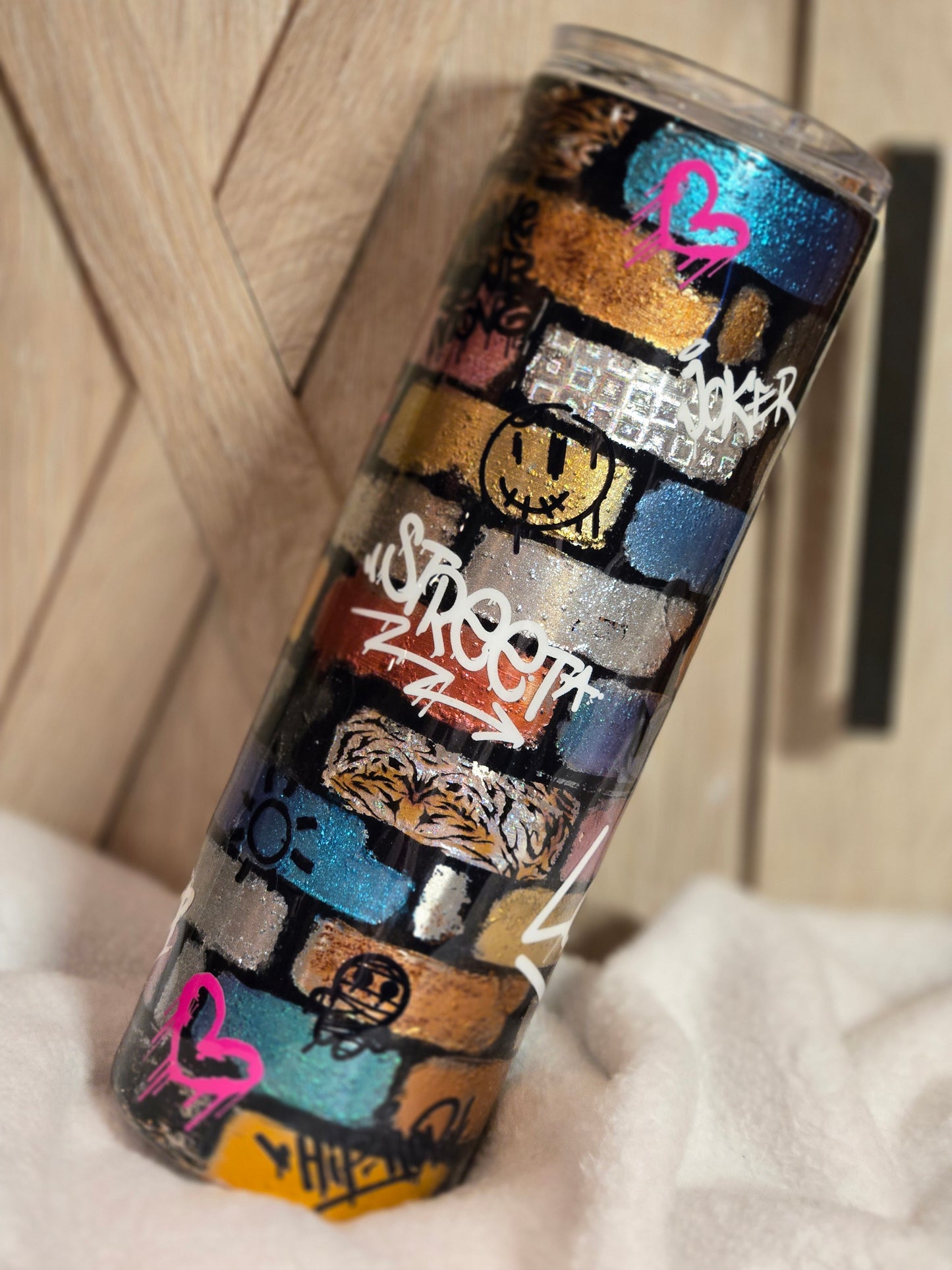 30 oz Street Art Graffiti-Style Tumbler