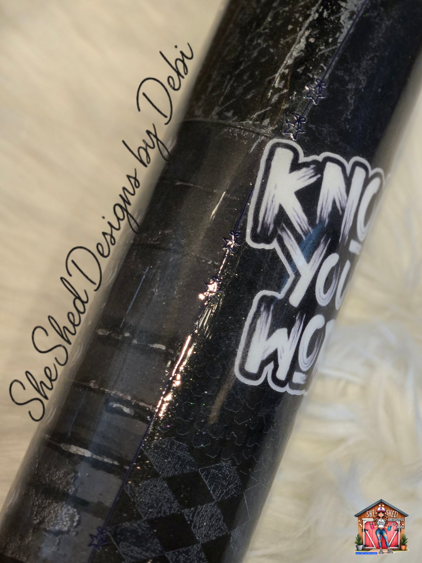 Know Your Worth • Dark Minimalist 30 oz Ready-to-Ship Tumbler