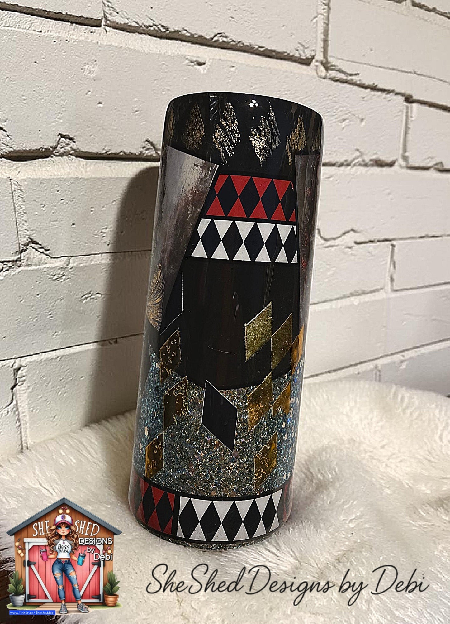 Dark Mermaid 30 oz fatty tumbler