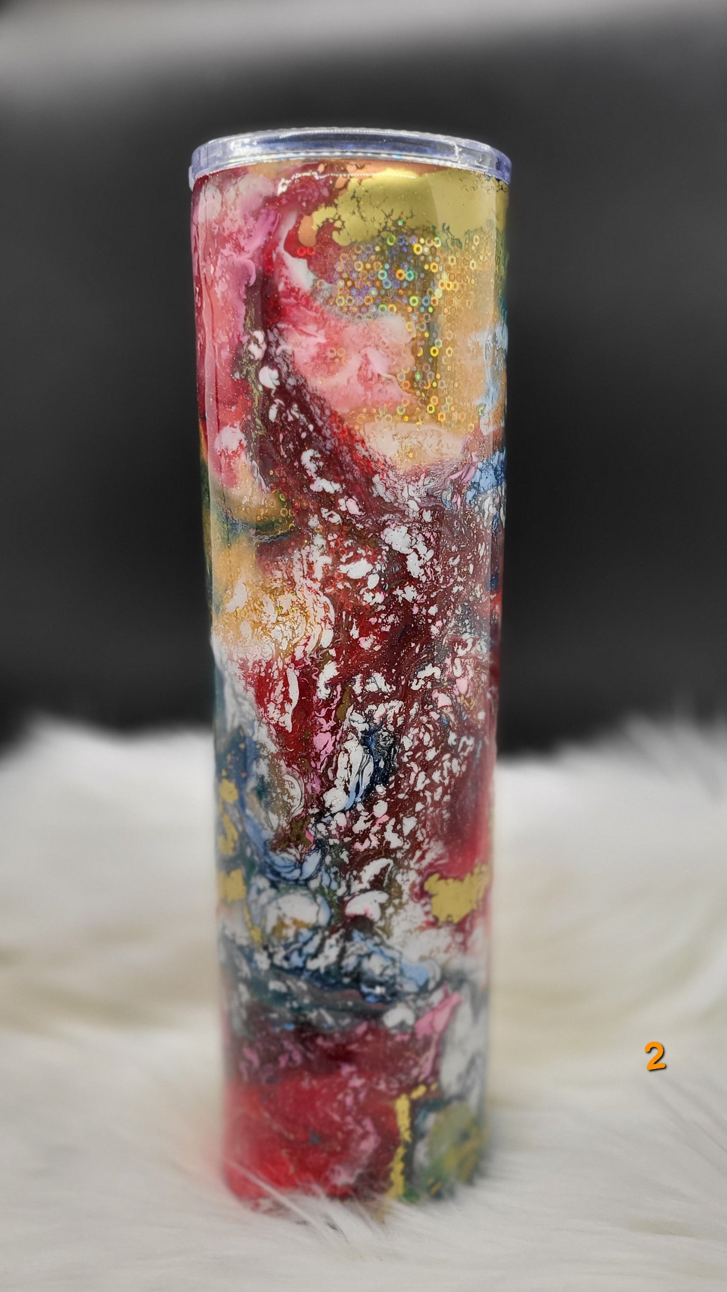 32oz Tumbler, Ready to Ship, Foils, Multi Colored, Personalizable