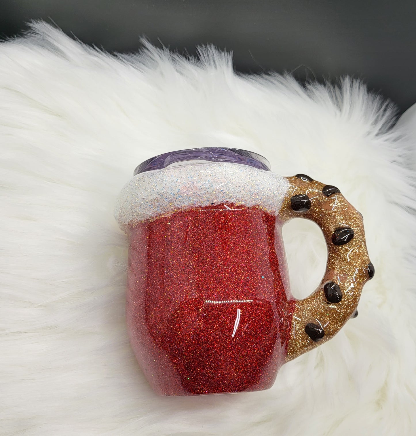 Handmade Mug, Santa, Cookie, 3D, Stainless Steel