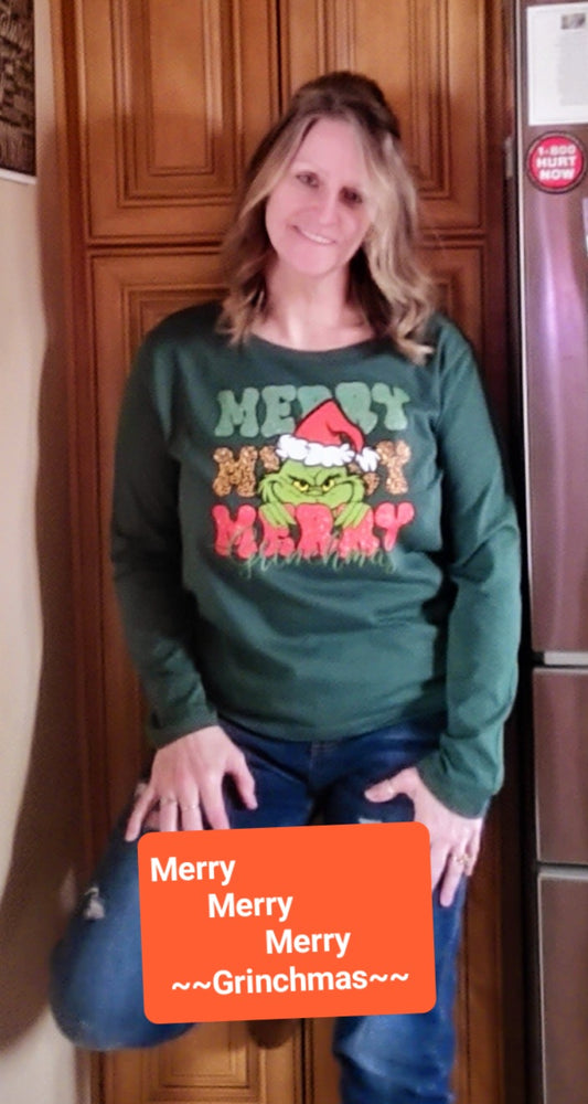 Merry Grinchmas Long Sleeve Shirt